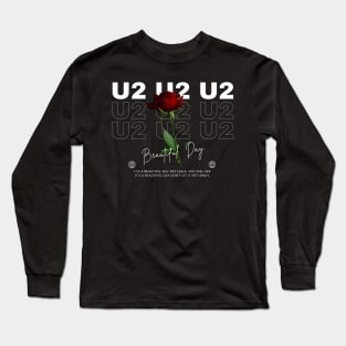 U2 // Flower Long Sleeve T-Shirt